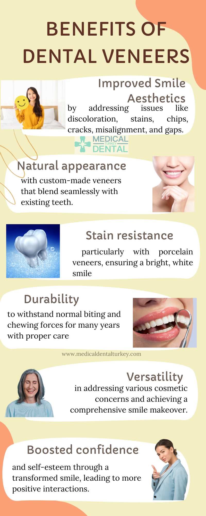 Benefits Of Dental Veneers Benefits of dental venners infographic